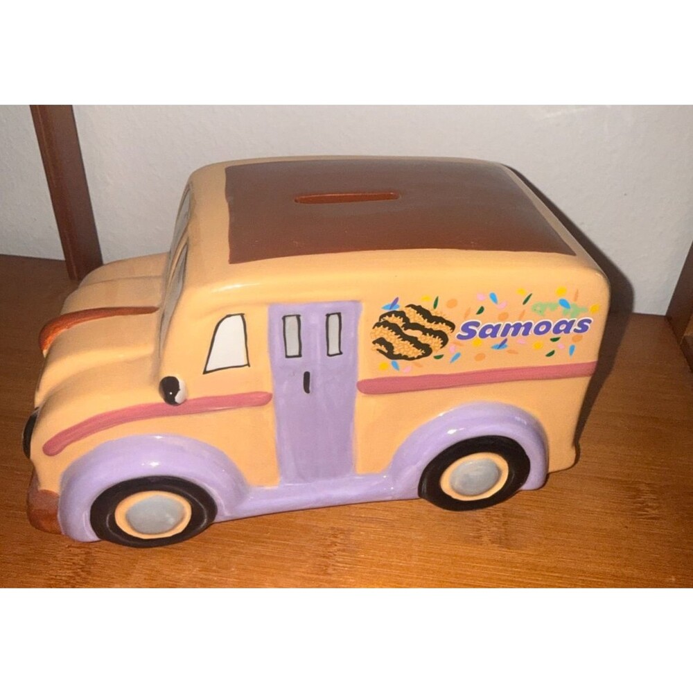Girl Scouts of America Samoas 40th Anniversary LIMITED EDITION Ceramic Coin Bank